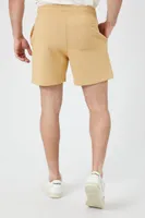 Men Cotton-Blend Drawstring Shorts in Camel, XXL