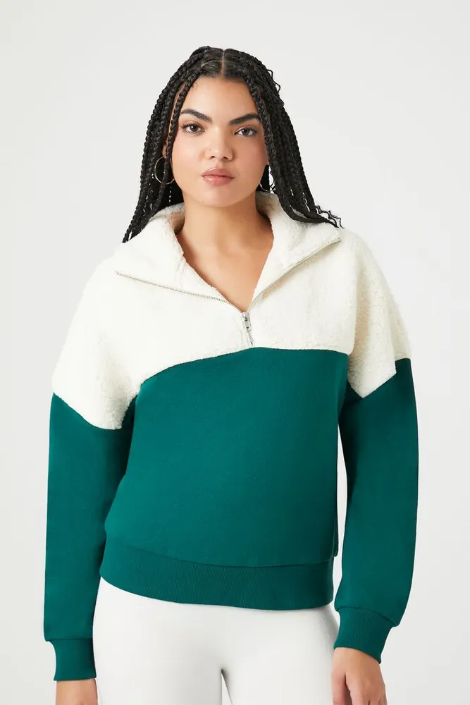 Women's Fleece Colorblock Pullover