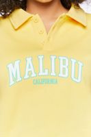 Women's Malibu California Pullover in Yellow, 0X