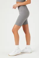 Women's Active Seamless Biker Shorts in Dark Grey Small