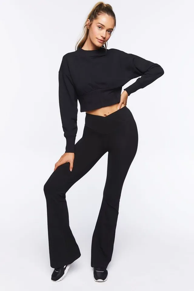 Forever 21 Women's Active High-Rise Leggings in Black Small