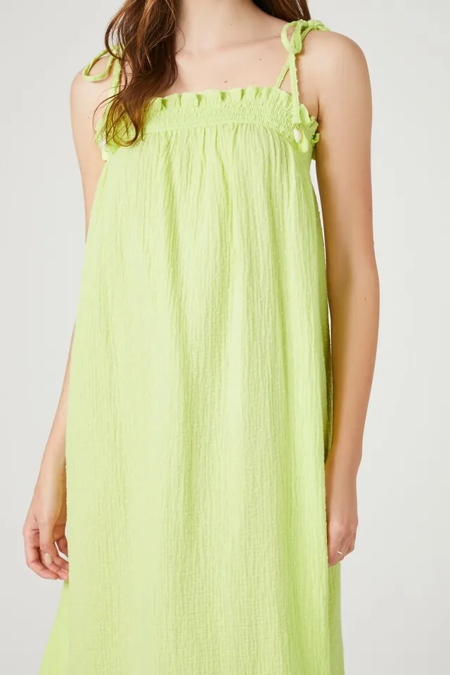 Forever 21 Women's Tie-Strap Shift Midi Dress | Connecticut Post Mall