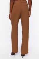 Women's Mid-Rise Straight-Leg Trousers