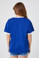 Women's Oversized Ringer T-Shirt Small