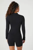 Women's Seamless Mock Neck Romper