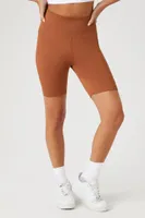 Women's Active Seamless Biker Shorts in Chestnut Medium