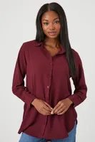 Women's High-Low Dolphin-Hem Shirt