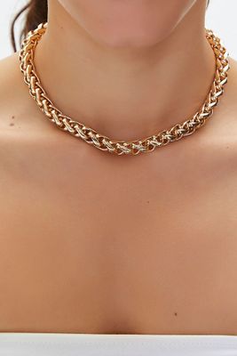 Women's Byzantine Chain Necklace in Gold