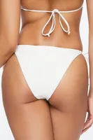 Women's String Bikini Bottoms in Vanilla, XL