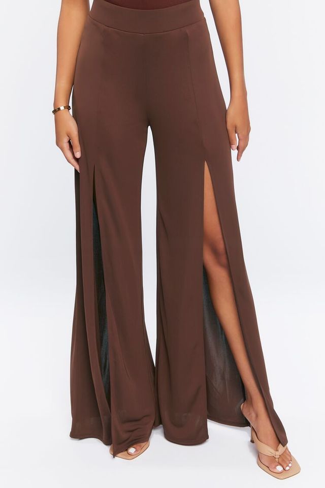 Villa Wideleg, Women's Chocolate Wide Leg Pants