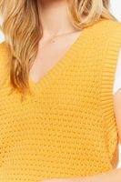 Women's Sweater-Knit V-Neck Vest