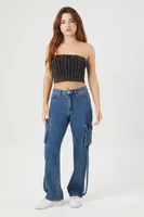 Women's Cable Sweater-Knit Tube Top