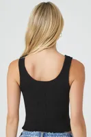 Women's Sweater-Knit Cropped Tank Top