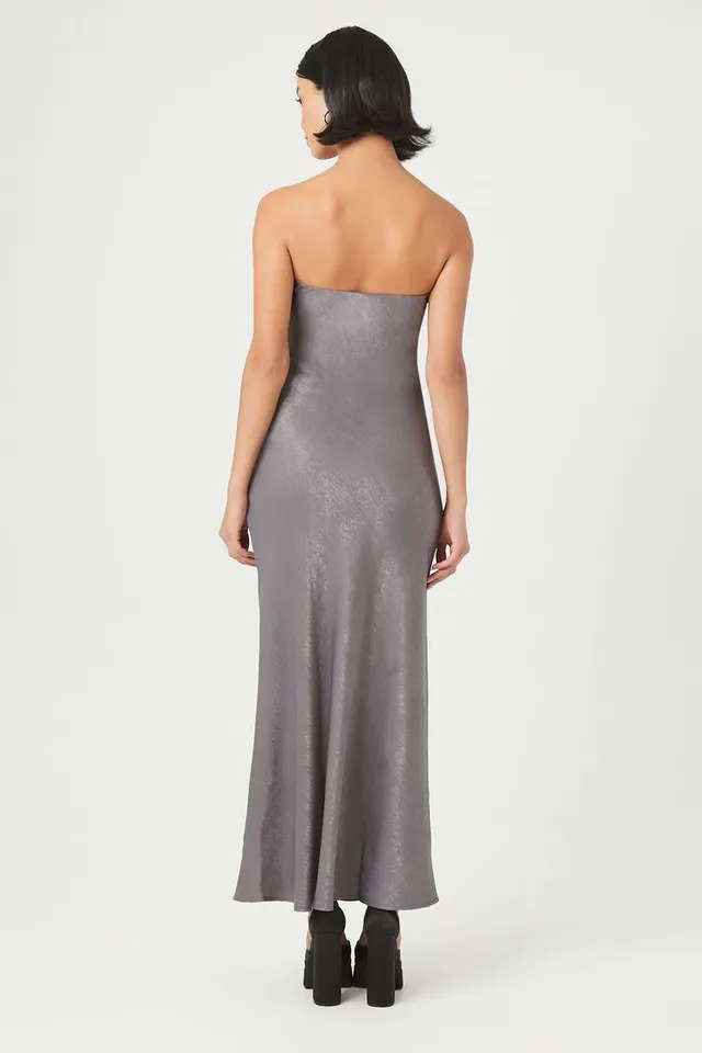 forever 21 grey dress Forever 21 Grey Overall Dress NWT- Size XS