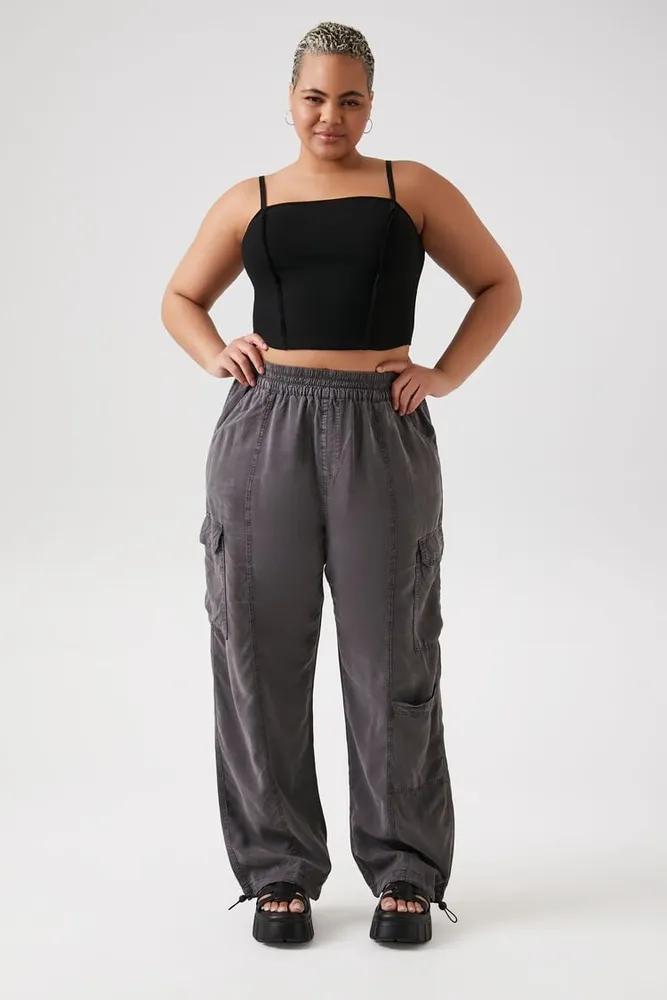 Drawstring Cargo Joggers