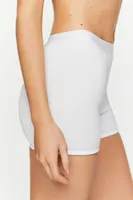 Women's Seamless Shortie Panties in White Medium