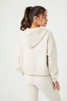 Women's Active Fleece Zip-Up Hoodie in Birch Medium