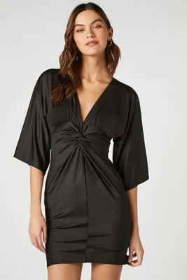 Women's Twist-Front Mini Dress