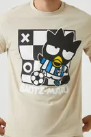 Men Badtz-Maru Soccer Graphic Tee in Taupe Medium