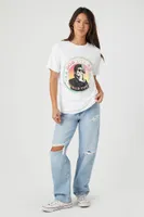 Women's Prince Peter Bob Dylan Graphic T-Shirt White