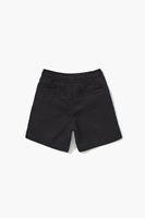 Kids Drawstring Shorts (Girls + Boys) in Black, 9/10