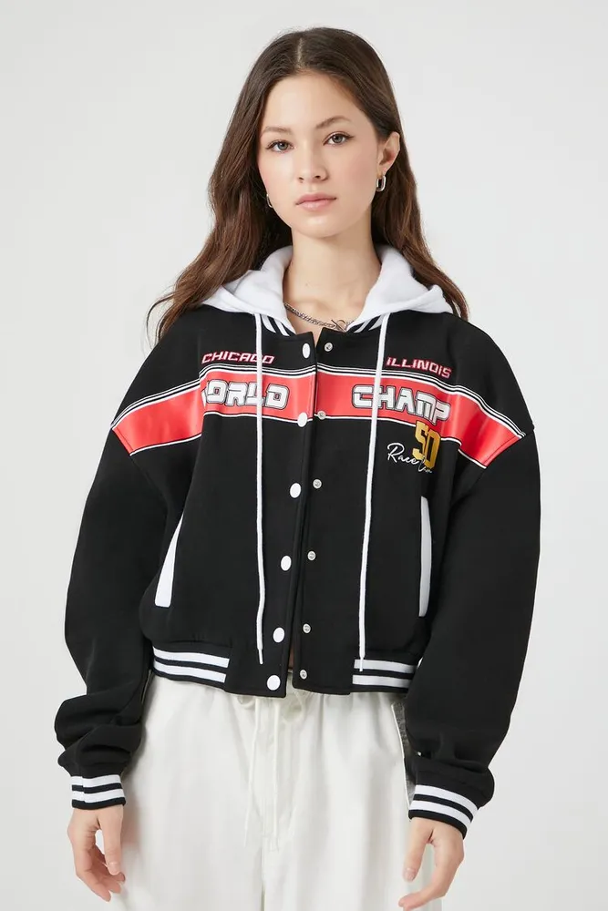 Women's World Champ Graphic Bomber Jacket