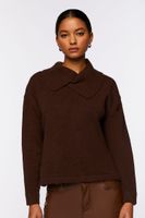 Women's Shawl-Collar Drop-Sleeve Sweater