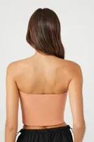 Women's Contour Tube Top in Toasted Almond, M/L