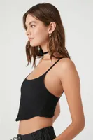 Women's Sweater-Knit Cropped Cami