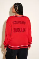 Women's Chicago Bulls Sweater in Red, 2X