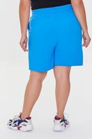 Women's French Terry Sweatshorts in Blue, 1X