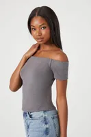 Women's Off-the-Shoulder Crop Top