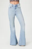 Women's Flare High-Rise Jeans in Light Denim, 28