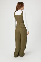 Women's Utility Cargo Jumpsuit in Cypress Small