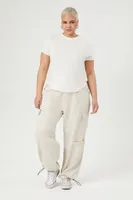 Women's Drawstring Cargo Joggers