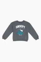 Kids Snoopy Pullover (Girls + Boys) Charcoal,