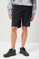 Men Drawstring Cargo Shorts