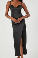 Women's Tulip-Hem Cami Maxi Dress in Black Small