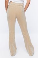 Women's Corduroy Mid-Rise Flare Pants in Toast Small