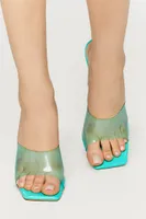 Women's Vinyl Spool Heels Mint,