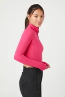 Women's Active Half-Zip Cropped Jacket