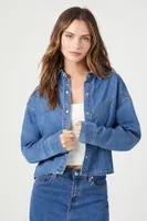 Women's Oversized Denim Shirt Large