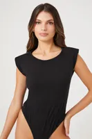 Women's Padded Cap-Sleeve Bodysuit