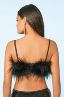 Women's Feather Cropped Cami