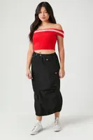 Women's Cargo Midi Skirt Large