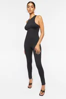 Women's Racerback Tank Jumpsuit in Black Small