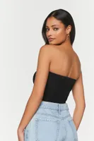Women's Sweater-Knit Cropped Tube Top