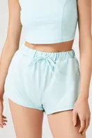 Women's Active Drawstring Shorts in Powder Blue, XS