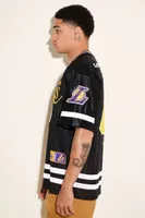 Men Los Angeles Lakers Embroidered Top Black,