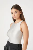 Women's Seamed Sleeveless Bodysuit